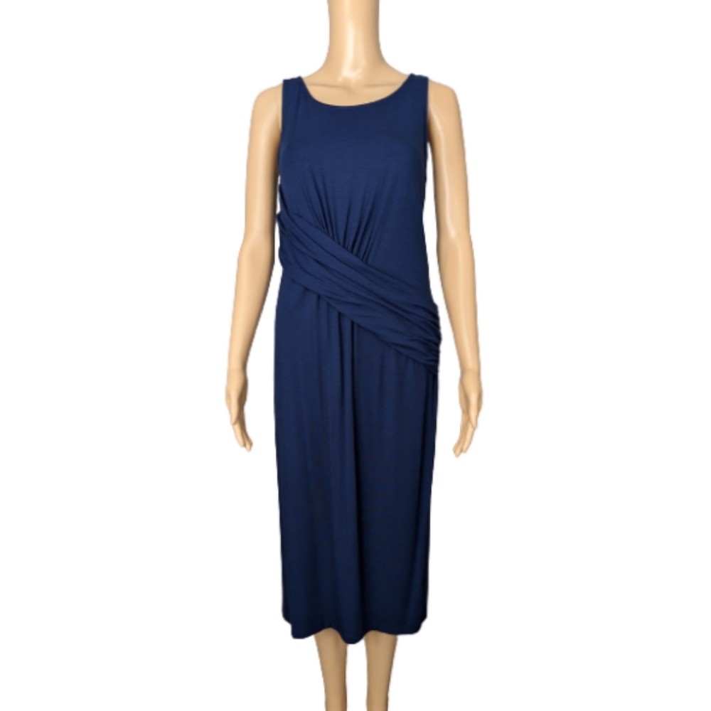 Fabletics Navy Blue Retta Midi Dress XS